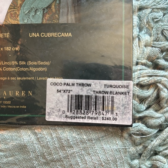 Ralph Lauren Throw Blanket - Picture 3 of 7